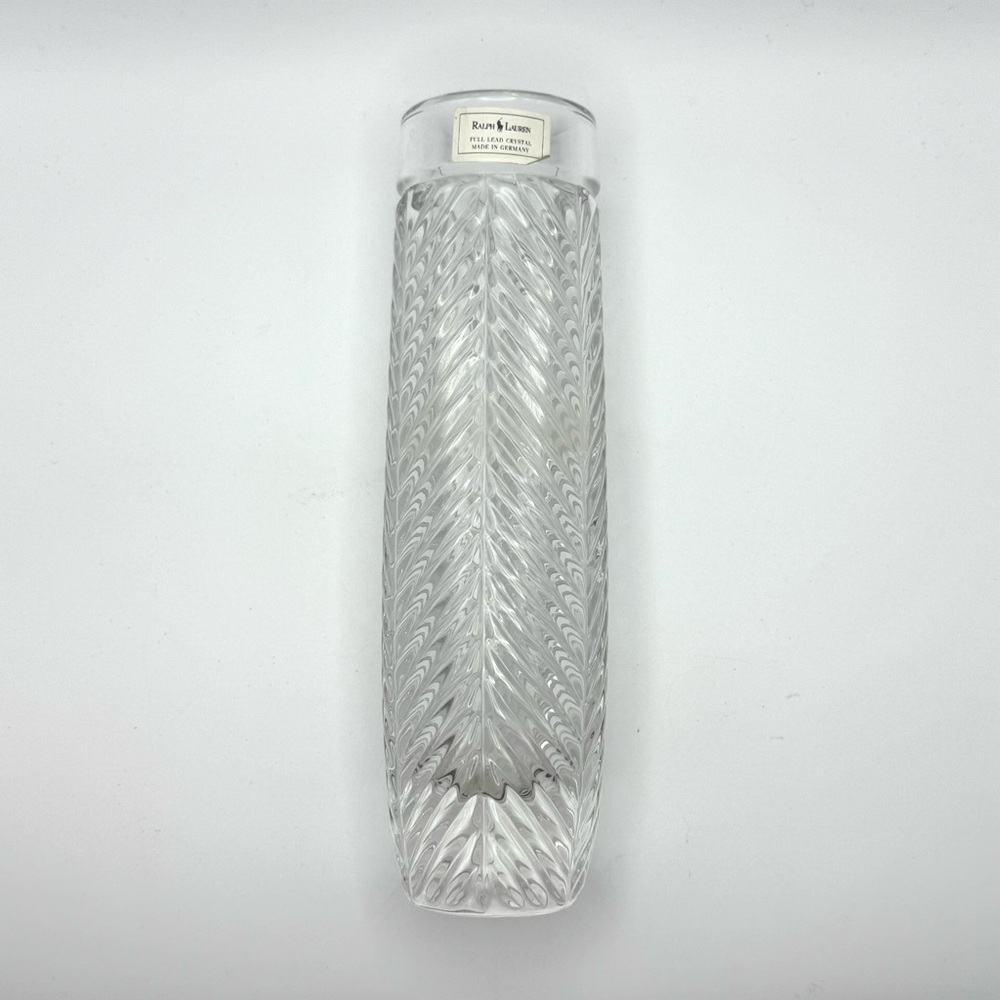 Vintage Ralph Lauren Full Lead Crystal Vase Made in Germany
